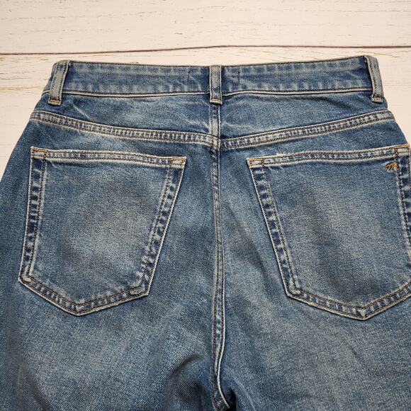 Madewell Curvy Vintage Flare Jeans High Rise Medium Bouvier Wash Stretch 27 - Picture 6 of 12